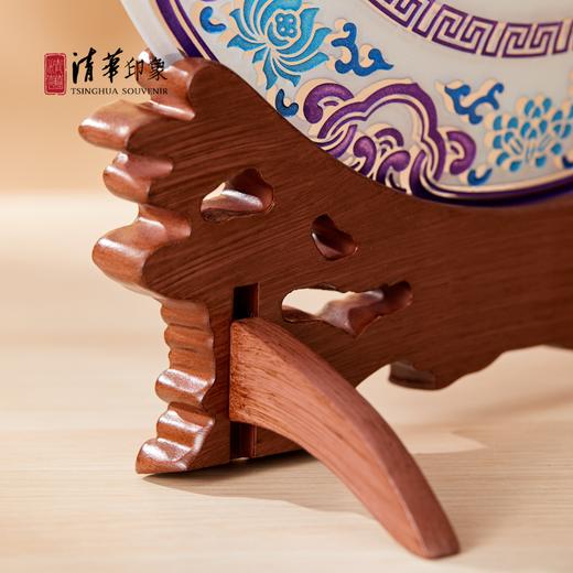 清华文创晶雕彩绘摆盘 商品图10