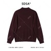 2571015SDSA男士秋冬新款痞帅男装潮牌简约纯色圆领针织衫毛衣百搭休闲 商品缩略图5