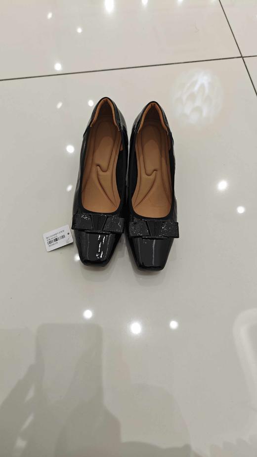 58D098/58F153漆牛皮粗跟皮鞋 商品图2