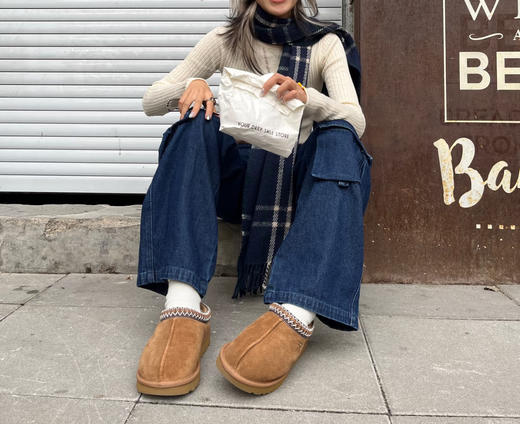 到手价338元 Kirkland羊皮羊毛一脚蹬拖鞋 100%羊毛 美国代购，无中文标签，介意慎拍 商品图0