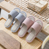 木地板静音拖鞋亚麻拖鞋女春秋四季室内家用棉麻踩屎感居家居防滑夏季男情侣新款新品 商品缩略图1