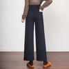 QYM 2563-Y毛呢直筒裤高腰休闲裤时尚通勤 商品缩略图2