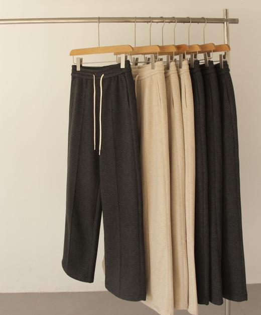 伊泺杉人字纹羊毛阔腿裤 | 人字纹、中线设计，更显瘦、更时髦【3-5天发货】 商品图2