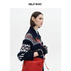 SELFWHO彩色提花编织复古针织手套女2025冬新款软糯保暖分指手套 商品缩略图2