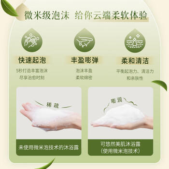 可悠然美肌和风茶庭沐浴露550ml香氛滋润保湿男女通用持久留香沐浴乳 /个人护理 /身体护理 /沐浴露 商品图4