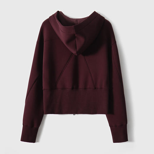 车厘子红连帽卫衣/外套，夹心空气棉面料，饱满有型【预售3-7天发货】 商品图4