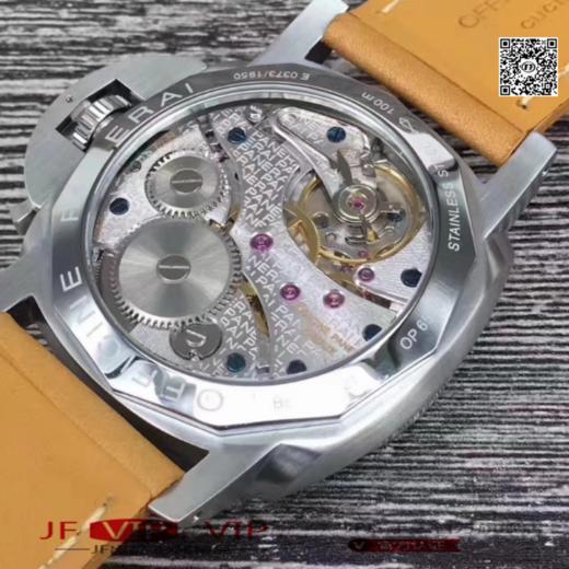 Noob制表厂出品，必属精品！！！沛纳海PAM00127/PAM127，经典大尺寸沛纳海，号称万沛，纯海鸥6497手动机械机芯，非常稳定，乃精品中的精品，豁口避震，47x17.5mm，316L精钢 商品图5