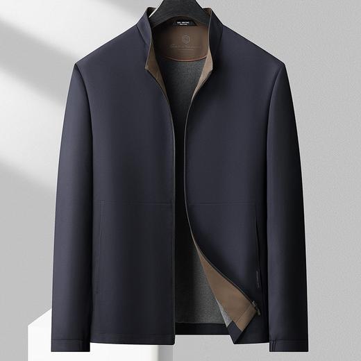 【DBW】大依优型大码男装立领夹克外套秋季干部外套行政商务休闲上衣加肥加大 商品图5