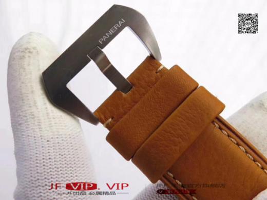 Noob制表厂出品，必属精品！！！沛纳海PAM00127/PAM127，经典大尺寸沛纳海，号称万沛，纯海鸥6497手动机械机芯，非常稳定，乃精品中的精品，豁口避震，47x17.5mm，316L精钢 商品图8