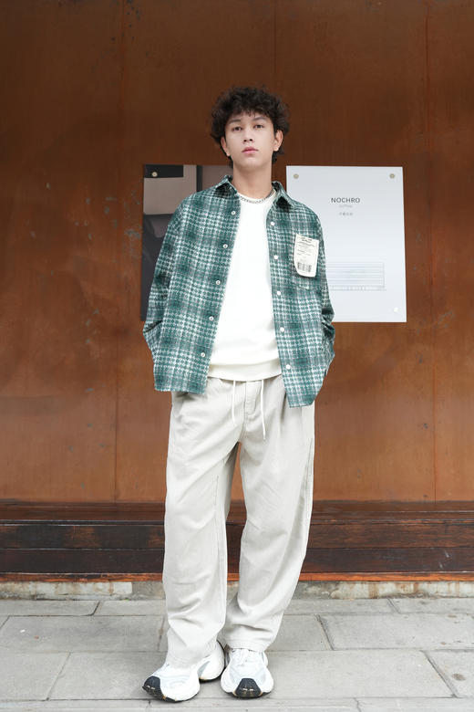 539625503格纹休闲衬衫外套 商品图1