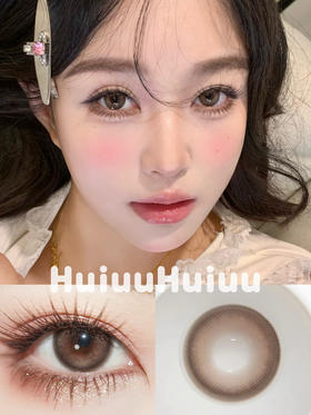 <大直径>PUFF GIRL-姜饼小熊 棕-14.5mm【半年抛/日抛十片装 0-800度 含525/575】