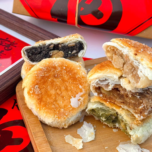 「寺院热销」浙江老字号 普陀山 古法手工福饼 口感酥软 400g/盒 商品图5