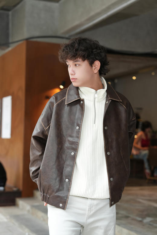 532572187PU夹克 商品图1