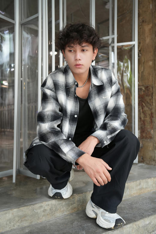 536025471格纹衬衫外套 商品图1