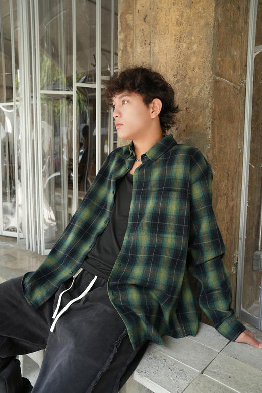 E533525453格纹衬衫外套 商品图1