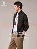 HAZZYS秋款男士外套休闲立领拉链纯棉针织开衫 商品缩略图2