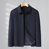 【100%绵羊毛】【DDS】大依优型大码男装冬季厚款羊毛呢外套翻领商务休闲夹克 商品缩略图5