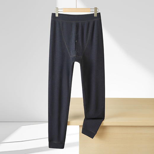 【DWP】大依优型大码男装保暖裤秋冬加绒松紧腰仿兔绒保暖裤加厚 商品图5