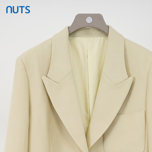 NUTS商场同款春秋款纯色时尚通勤气质直筒西装外套女241048450B 商品图2