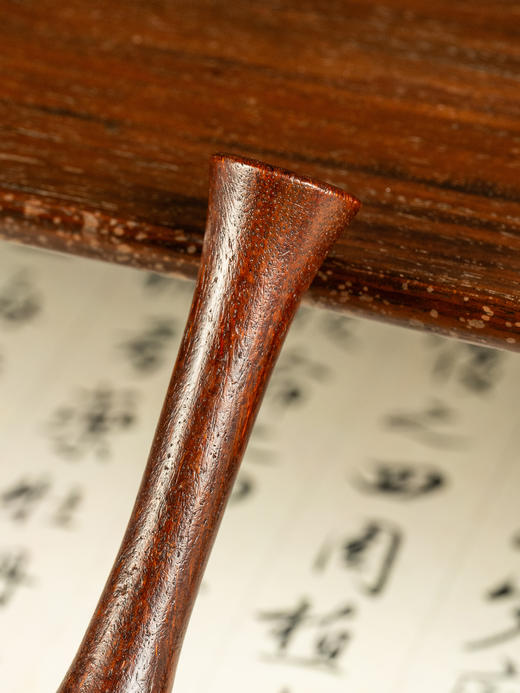 清	沉香木雕长颈瓶花插 商品图4