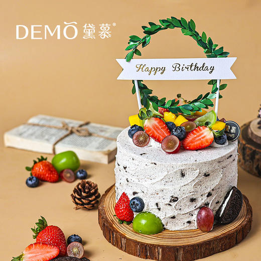 森林茶话·海盐奥利奥水果蛋糕  【如需外出请加购保温包】 商品图0