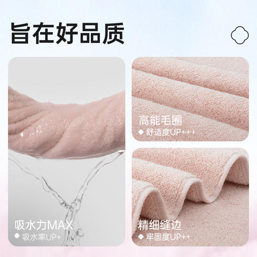 洁丽雅10A抑菌毛巾纯棉洗脸家用女洗澡加厚全棉吸水2025新款面巾 商品图1