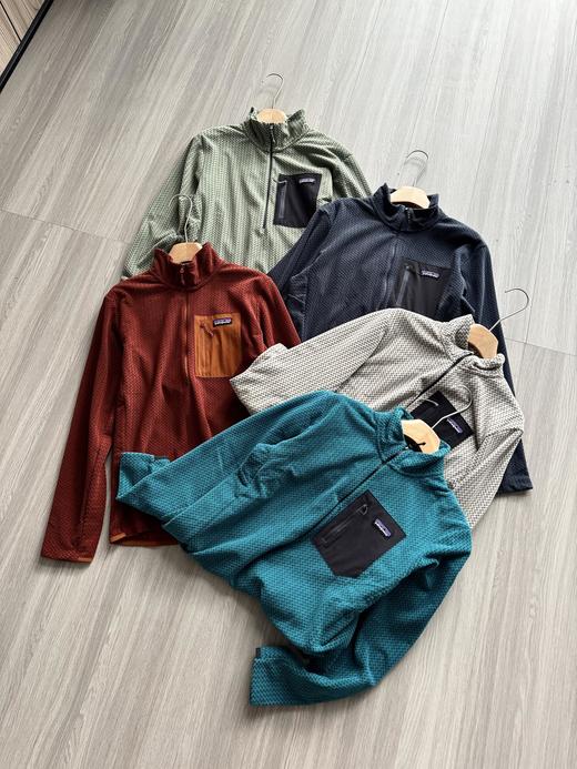 Patagonia 爆款R1 Air系列户外功能性半拉链保暖抓绒衣（SS） 商品图1