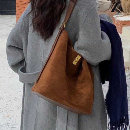 复古质感大容量慵懒单肩包包-纪念日百货门店同款167294039 商品图4