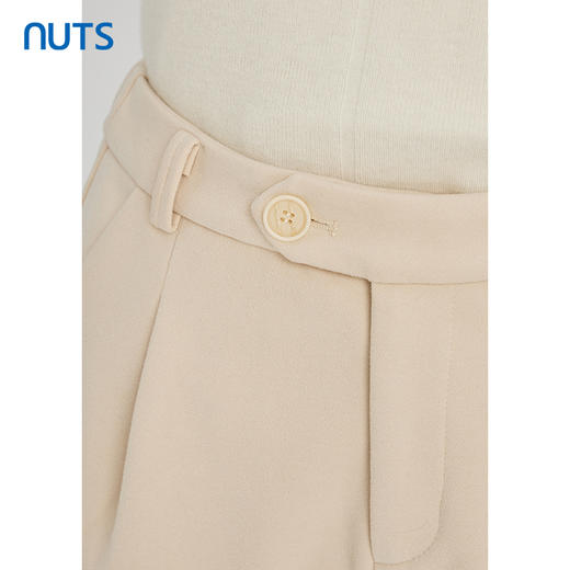 NUTS商场同款春秋款纯色时尚简约气质百搭休闲九分长裤女241073549 商品图2