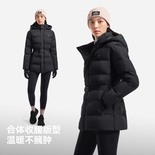 伯希和收腰羽绒服女2025新款户外800蓬鹅绒保暖修身轻量防风外套 商品图3