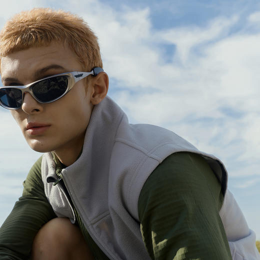 TAGX探观男式风行绒摇粒绒马甲2025秋冬新款立领通勤防风外套 商品图3