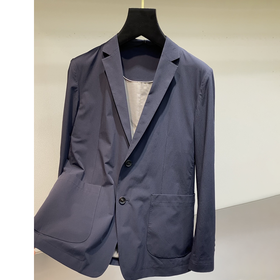 轻薄款春秋季纯色简约休闲便装单西西服外套  YH-35115*