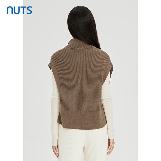 NUTS商场同款复古气质表达设计感宽松百搭针织背心女241051214 商品图4
