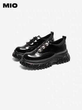 米奥2025秋季牛津鞋深口单鞋