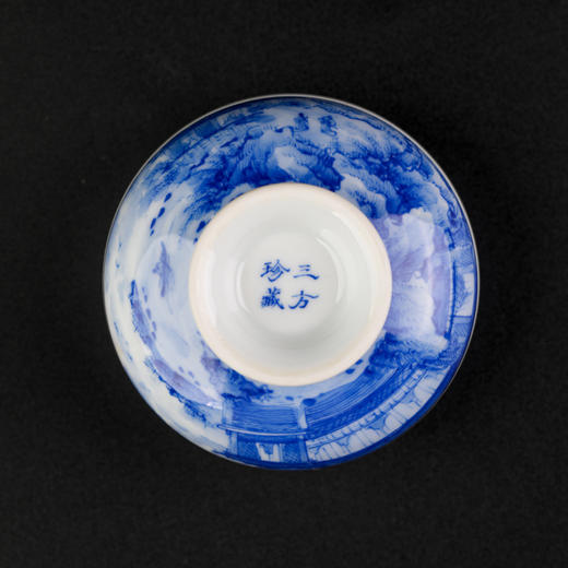 青花山水炉式杯 商品图4