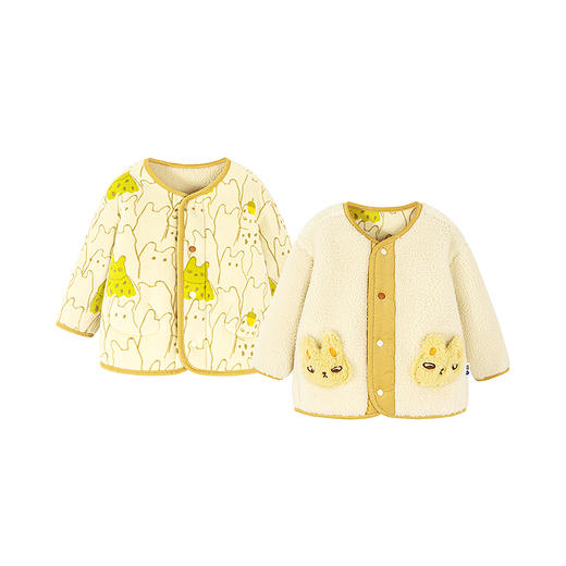 [净电绒]迷你巴拉男女童抗静电外套儿童双面穿便服2025冬新品 商品图4