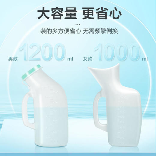 可孚尿壶卧床老人接尿神器女士小便器女夜壶家用老年人防臭夜间男 商品图4