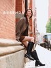 【云粉节】BF楼森达全牛皮骑士靴女2025冬季新款潮流大筒围长靴4EU80吊牌价1699活动价799 商品缩略图1