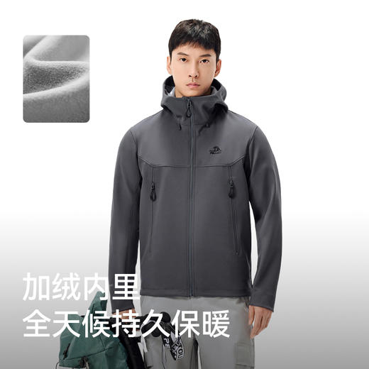 【风盾C24】伯希和户外骑行风衣男新款防风透气冲锋衣内胆女外套 商品图3