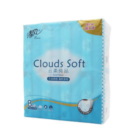 清风云柔纯品3层88抽纸面巾BR81MYR(6922266476471)