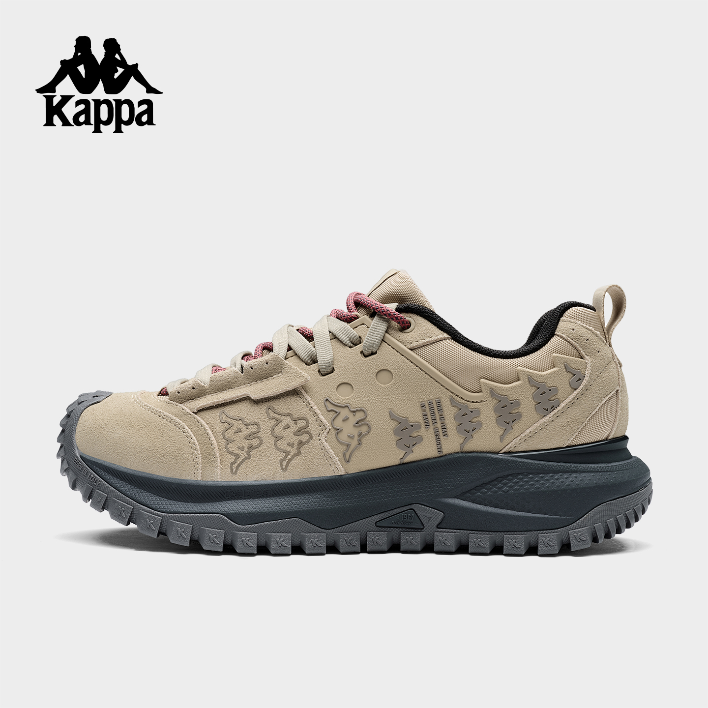 Kappa 运动鞋男女2025新款户外跑步登山鞋复古徒步鞋子K0FZ5MM60