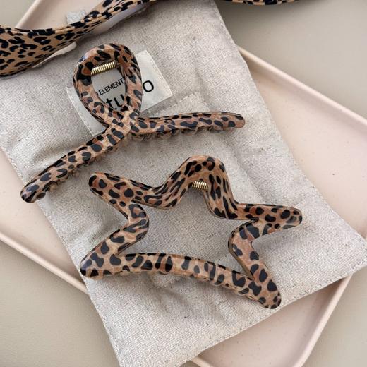 【YW】无忧购39元5件豹纹系列头饰发圈抓夹高颅顶发箍（截单后3-5天发货) 商品图5