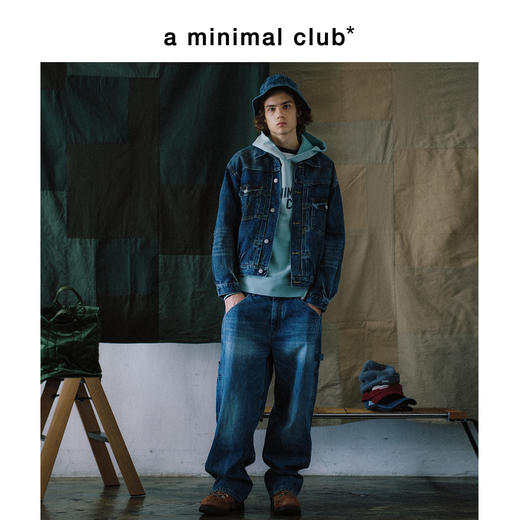 a minimal club重磅做旧水洗4口袋牛仔夹克短款秋季上新AM58DC05 商品图2