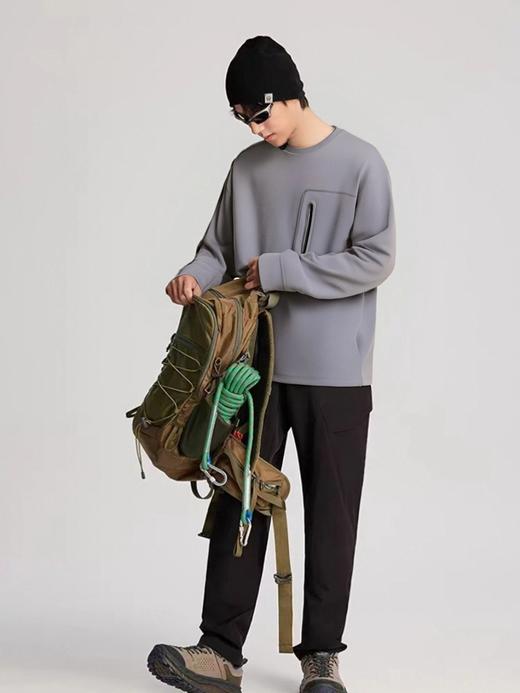 【细腻柔软 格调有型 多款可选】斯辰唯佳迪桑平纹科技吸汗透气长袖T恤合集（A72-7901/A72-7902/A72-7903/A72-7905） 商品图8