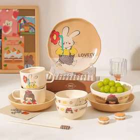 4楼Eubelle欧蓓 川岛屋陶瓷碗 新款高颜值一人食餐具碗具面碗盘子餐盘 活动价：18.8-128元