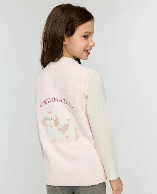 【春上新】8楼爱慕儿童Aimer Kids女孩幸运好朋友马甲AK141J601，吊牌价359元 商品图2