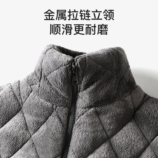反季特价爱帝男士冬季三层夹棉家居服套装 商品图1