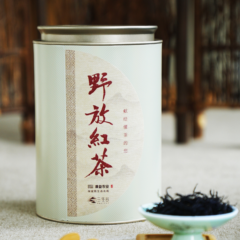 杭州野放茶园 红茶100g 一芽两叶  口感醇厚