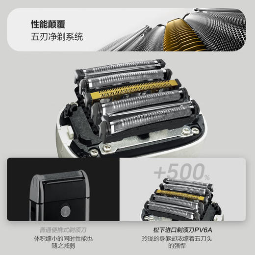 松下（Panasonic）松下剃须刀ES-PV6A-K405 商品图4