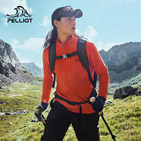 【P系列】伯希和户外运动T恤男2025年新款轻暖美利奴羊毛休闲内搭